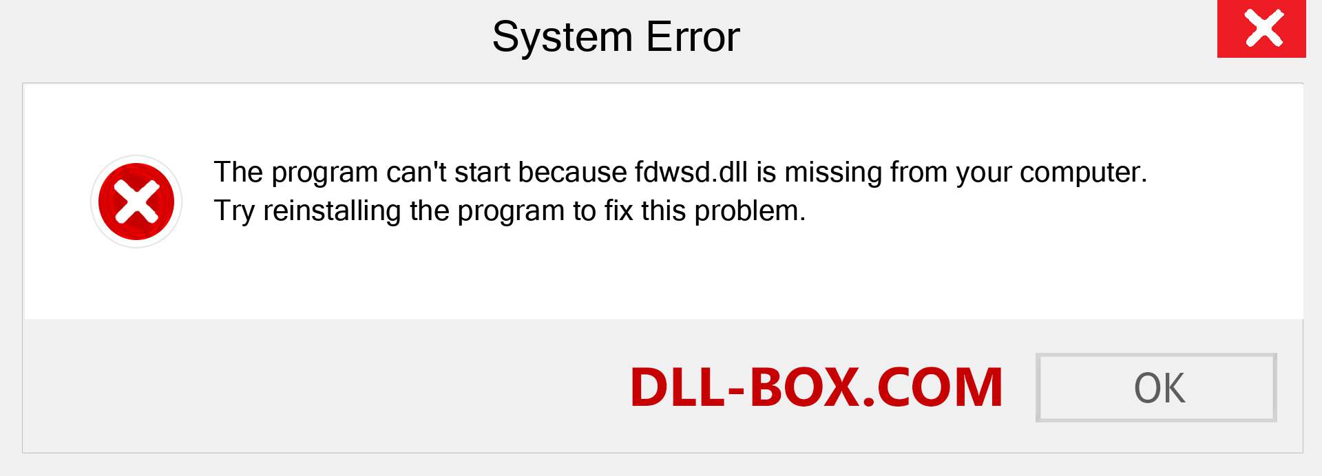  fdwsd.dll file is missing?. Download for Windows 7, 8, 10 - Fix  fdwsd dll Missing Error on Windows, photos, images